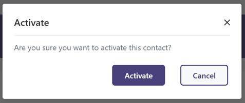 Figure 14 – Screenshot of activate prompt.