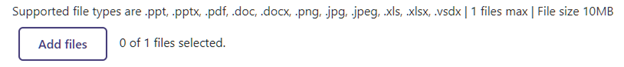 Screenshot of the Upload and Attach Document buttons