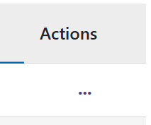 Close-up image of the three dots (ellipsis) used to open the Actions dropdown menu. 